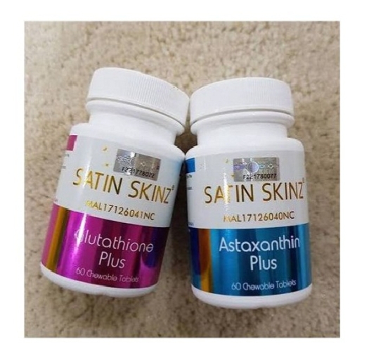 GLUTATHIONE PLUS and ASTAXANTHIN PLUS 60 TABLETS - (Glutathione, Astaxanthin, Collagen)